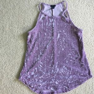 🌻Crushed purple velvet tank🌻